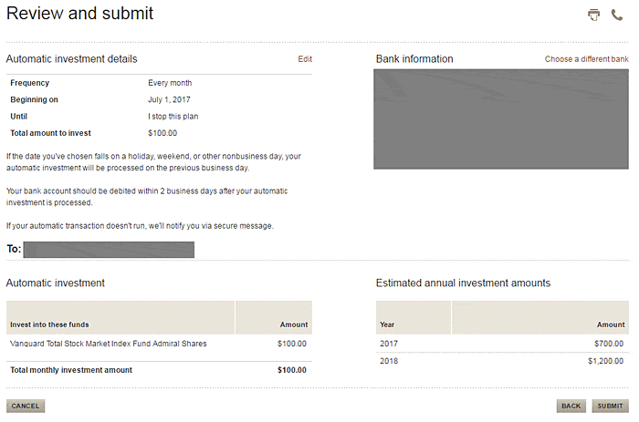 automating vanguard step 3