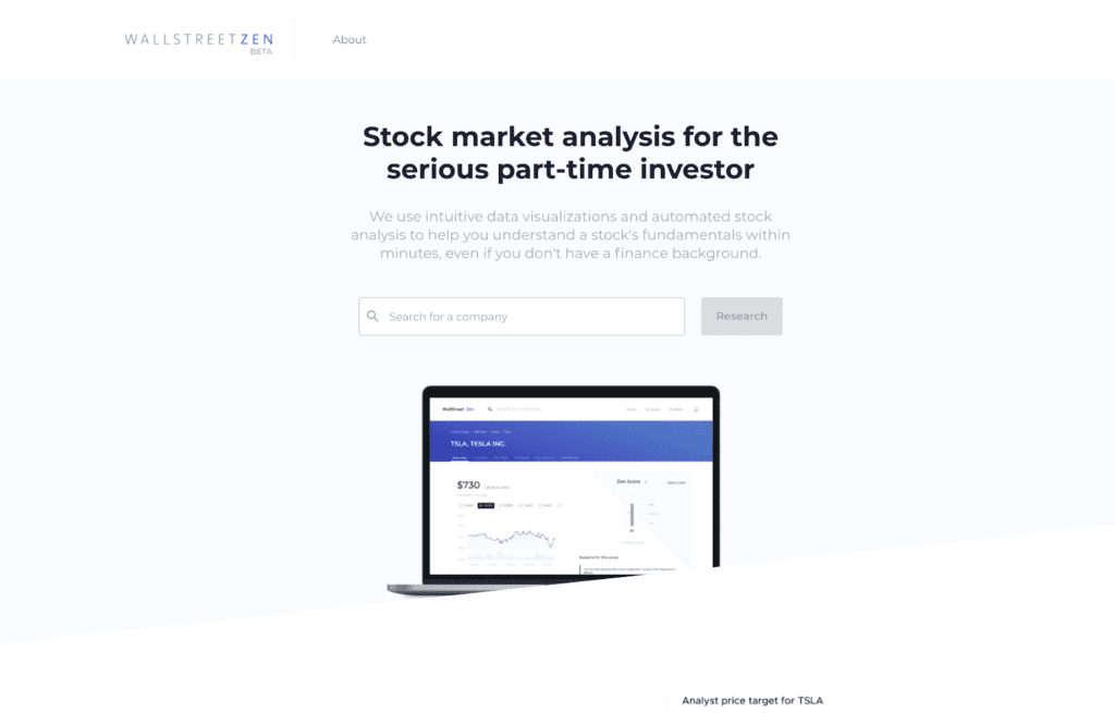 WallStreetZen - best stock research website & stock analysis tool